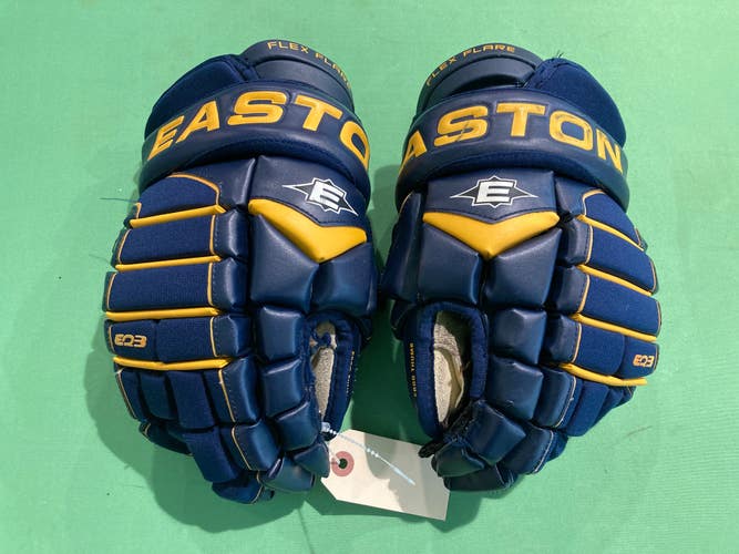 Blue Used Senior Easton Synergy EQ30 Gloves 12"