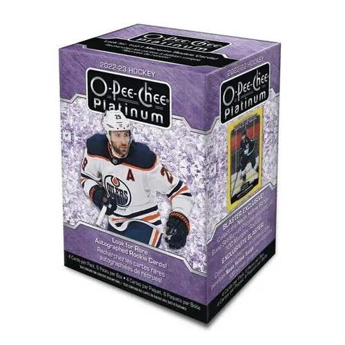 2022-23 Upper Deck O-Pee-Chee Platinum Hockey 6-Pack Blaster Box
