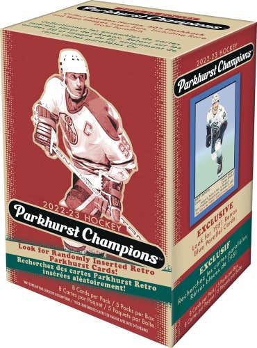 2022-23 Upper Deck Parkhurst Champions Hockey Factory Sealed 5 Pack Blaster Box