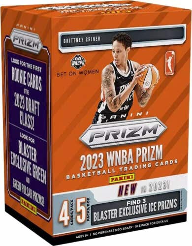 2023 Panini PRIZM WNBA Basketball EXCLUSIVE Sealed Blaster Box-ICE PRIZMS!