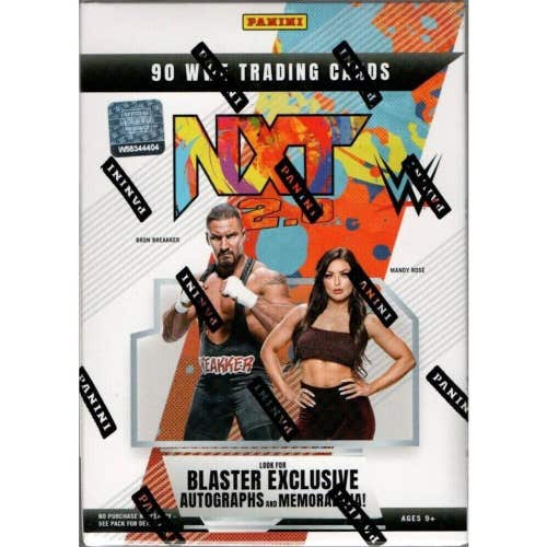 Panini 2022 WWE NXT 2.0 Wrestling Trading Cards Blaster Box 90 Total Cards NEW