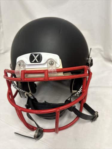 XENITH X2E 2014 Adult Matte Black Football Helmet With Chin Strap. Sz XL