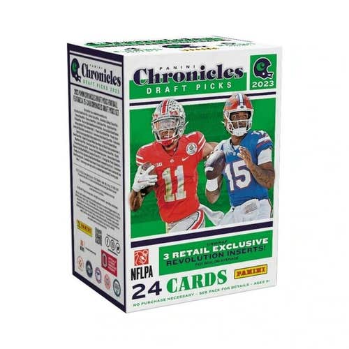 2023 Panini Chronicles Football Draft Picks Trading Cards Blaster Box Exclusive