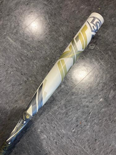 White Used 2021 Louisville Slugger LXT Bat (-8) Composite 25 oz 33"