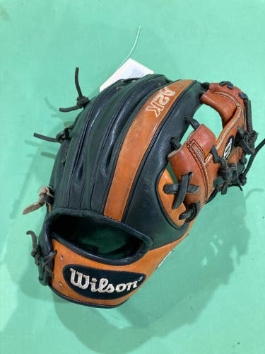 Used Wilson A2K DI88 PRO STOCK Right Hand Throw Infield Baseball Glove 11.25"
