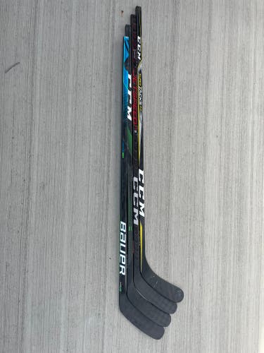 Used CCM/BAUER Hockey Sticks
