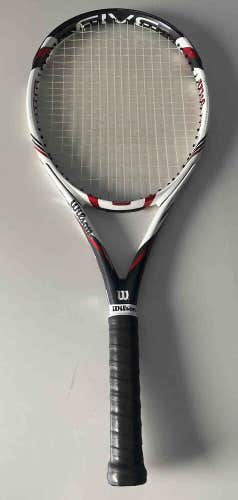 WILSON FIVE BLX Tennis Racquet 103 Amplifeel 360 - Grip 4 1/4 (No. 2) EUC