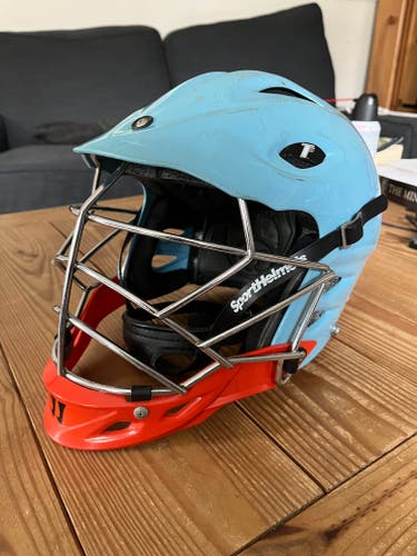 Used Blue Warrior TII Helmet, size M, good condition
