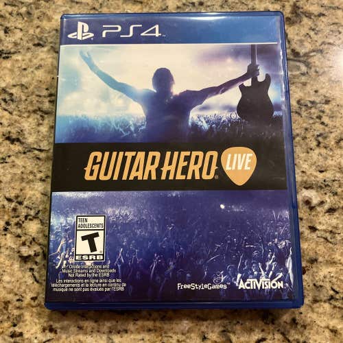 Guitar Hero Live (Sony PlayStation 4, 2015) PS4 Game Only