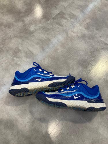 Blue Used Size Men's 10.5 (W 11.5) Adult Men's Nike Alpha Huarache Elite 4 Turf Footwear Turf Cleats