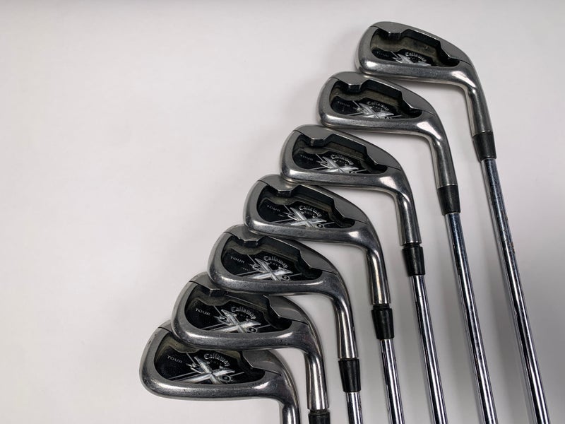 Callaway X-20 Tour Iron Set 4-PW Project X Precision Rifle Flighted 6.0 Stiff RH