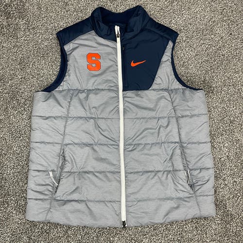 Nike Syracuse Orange Full Zip Vest, Size XL