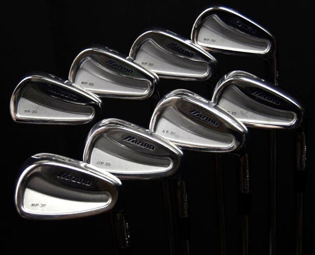 MIZUNO MP30 IRON SET OF 8 - 3 4 5 6 7 8 9 P LENGTH (#3) 39 IN RIGHT HANDED