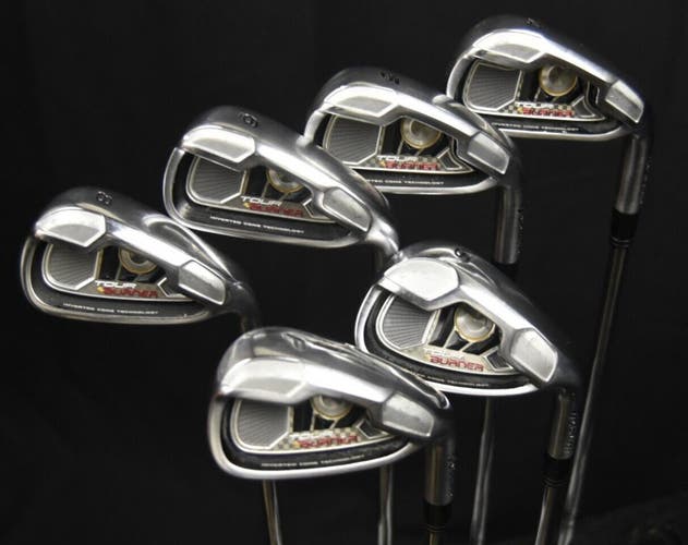 TAYLOR MADE TOUR  BURNER IRONS SET OF 6 - 4 5 6 8 S P LENGTH (#4) 38.5 IN RH