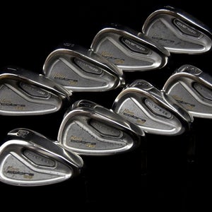 KING COBRA SS IRONS SET OF 8 - 4 5 6 7 8 9 P 55 LENGTH (#4) 38.5 IN FLEX:LITE RH