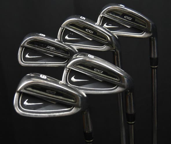 NIKE CCI IRON SET OF 5 - 4 5 6 8 9  LENGTH (#4) 38.5 IN R- FLEX RIGHT HANDED