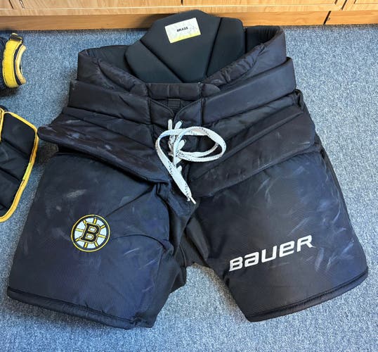 Used Large Bauer Pro Stock custom Hockey Goalie Pants