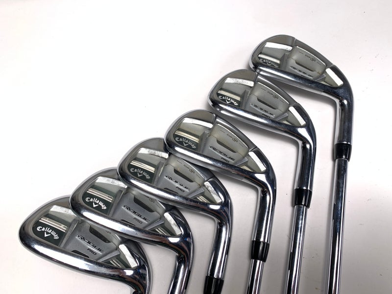Callaway Rogue Pro Iron Set 5-PW True Temper Speed Step 80 Regular Steel Mens RH