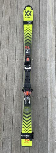 Volkl 143 cm Racetiger SL Skis with Marker 10 Race Bindings