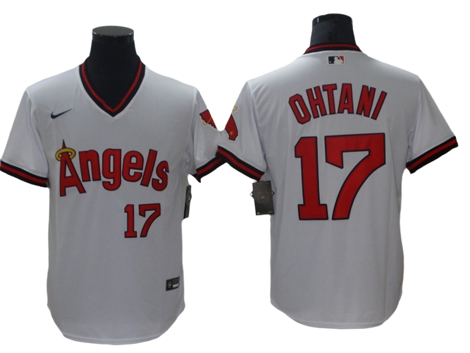 Los Angeles Angels Baseball Jerseys Vintage Size 3XL White