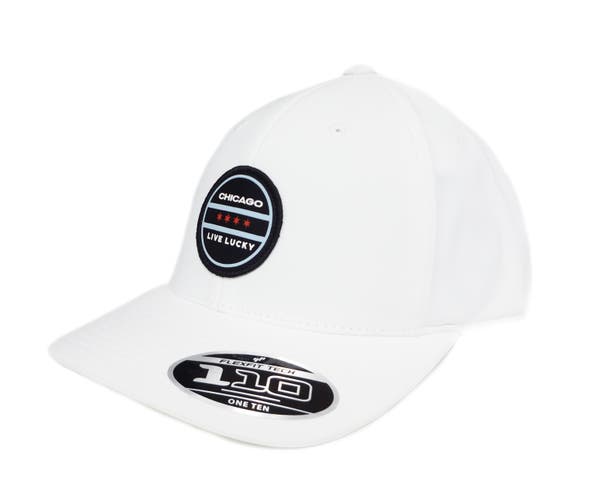 NEW Black Clover Live Lucky Chicago Staple White Adjustable Snapback Hat/Cap