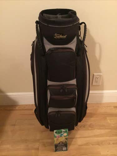 Titleist Cart Golf Bag with 5-way Dividers & Rain Cover