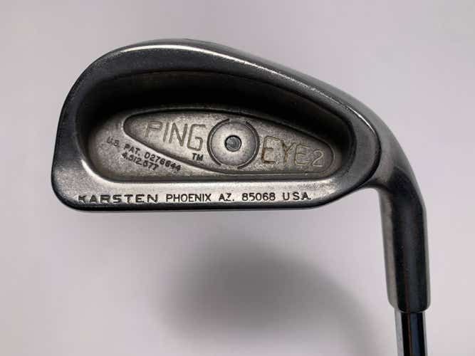 Ping Eye 2 Single 6 Iron Black Dot Karsten ZZ-Lite Regular Steel Mens RH