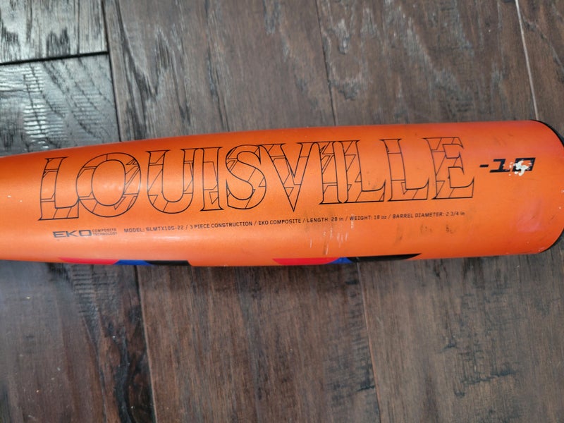 Used 2022 Louisville Slugger Meta USSSA Certified Bat (-10) Composite 18 oz 28"