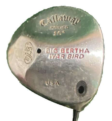 Callaway Big Bertha War Bird Driver 10 Degrees New Grip RH Regular Graphite 44"