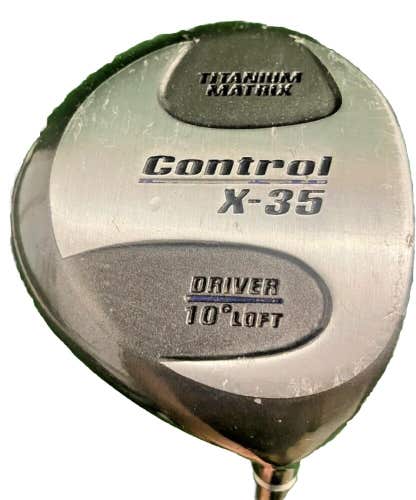 Control Golf X-35 Titanium Matrix Driver 10 Degrees RH Regular Flex Graphite 44"