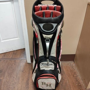 Titleist 14 Divider Golf Cart Bag Red/Black/White