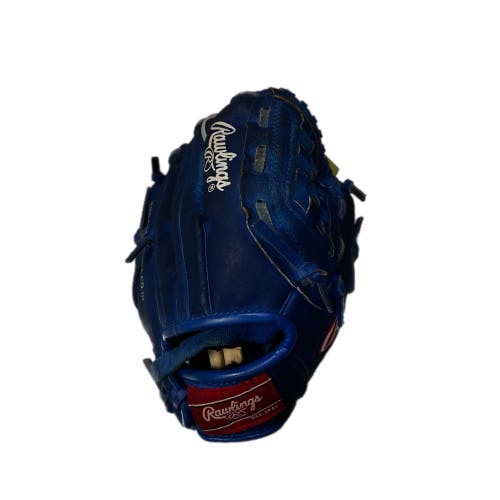 Rawlings Used Blue Right Hand Throw 9.5" Baseball Glove