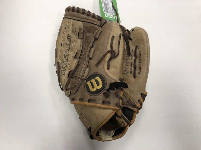 Used Wilson A0440125br 12 1 2" Fastpitch Gloves
