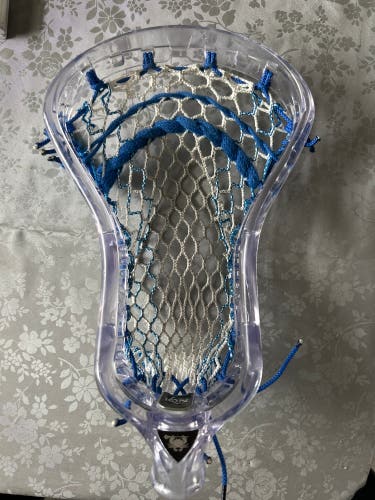 USED! ECD Ion Lacrosse Head!  Clear color, Strung