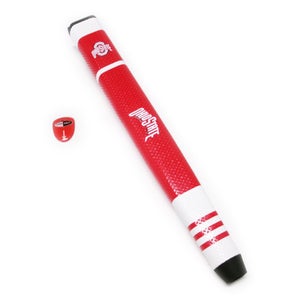 NEW Team Golf Ohio State Buckeyes Red/White Jumbo Putter Grip w/Ball Marker