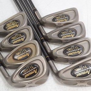 Tommy Armour Ti 100 3-PW Iron Set Right Regular Flex Graphite # 172305