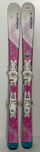 Used Kid's Elan 120cm Lil Snow Skis With EL 4.5 AC Bindings (SY1764)
