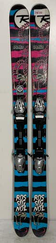 Used Kid's Rossignol 138cm Sprayer Skis With Fischer FJ4 Bindings (SY1770)
