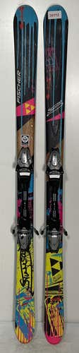 Used Kid's Fischer 161cm Stunner Skis With Fischer FJ 7 Bindings (SY1772)
