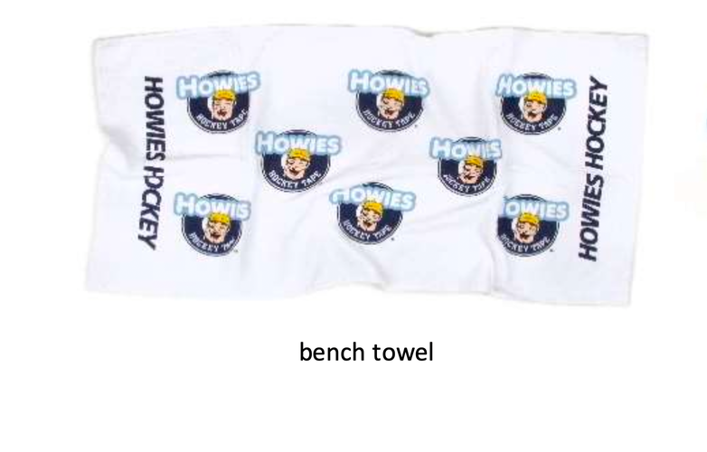 Howie's Bench Towel 22x42" - NEW!!!