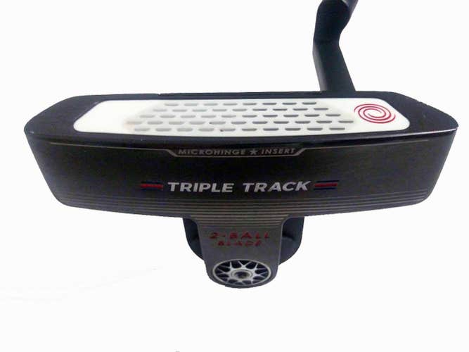 Odyssey Triple Track 2-Ball Blade Putter 35" (Plumbers Neck) Stroke Lab