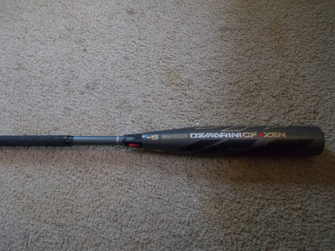 Used DeMarini CF Zen USSSA Certified Bat (-5) 27 oz 32"