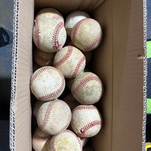 18 practice baseballs