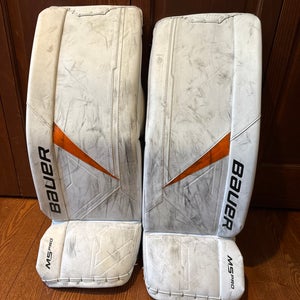Used  Bauer Supreme M5 Pro Goalie Leg Pads