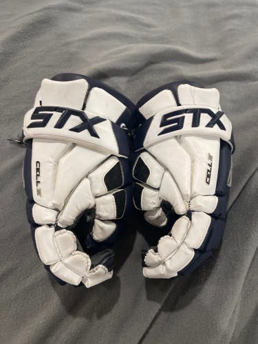 Used  STX Small Cell IV Lacrosse Gloves