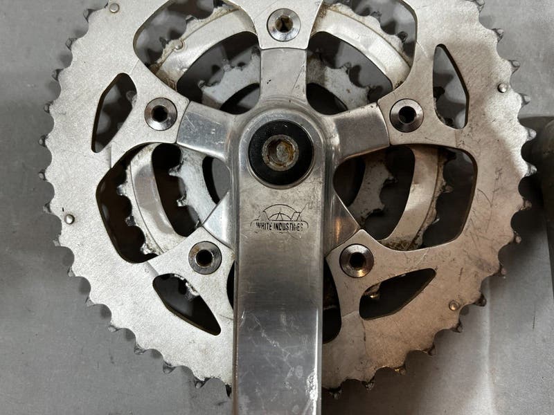Vintage White Industries 175mm 44/32/22 Mtn Bike Crankset