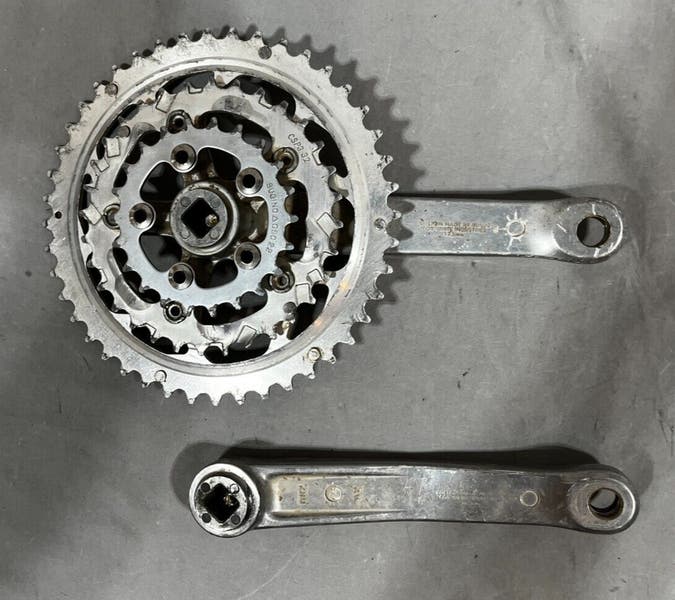 Vintage White Industries 175mm 44/32/22 Mtn Bike Crankset