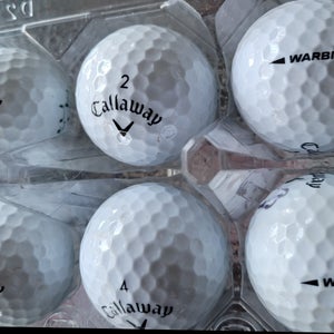 Used Callaway warbird Balls 12 Pack (1 Dozen)