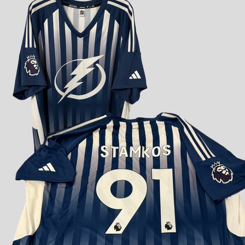 NHL Steven Stamkos #91 Tampa Bay Lightning Adidas 3XL Jersey Premier League Kit