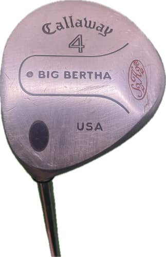 LH Callaway Big Bertha 4 Wood Memphis “10” UniFlex Steel Shaft 42”L